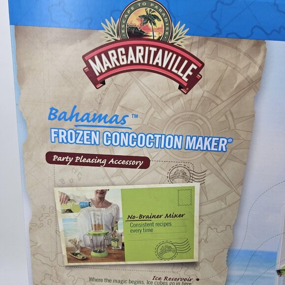 Margaritaville Bahamas Frozen Concoction Maker DM0600 No-Brainer Drink Mixer NEW - Picture 10 of 16